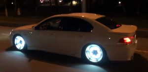 BMW 7series On A Glowing Wheels?