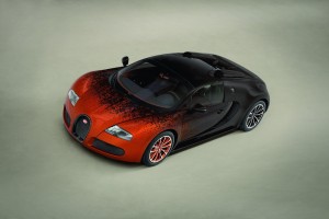 Bugatti Veyron Grand Sport gets new Art Basel by Bernar Venet