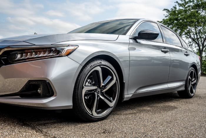 front of a 2021 honda accord turbo