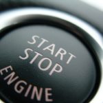 Car engine start button