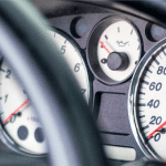 car's speedometer