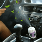 Car air freshener while driving
