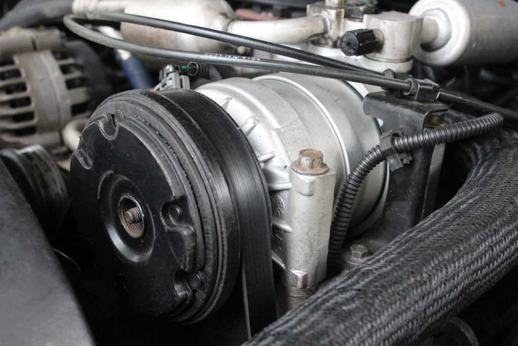 Car's AC compressor