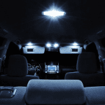 Dome lights in a car