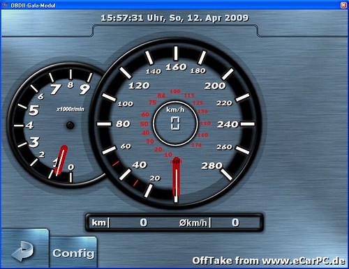 user interface for an obd scanner