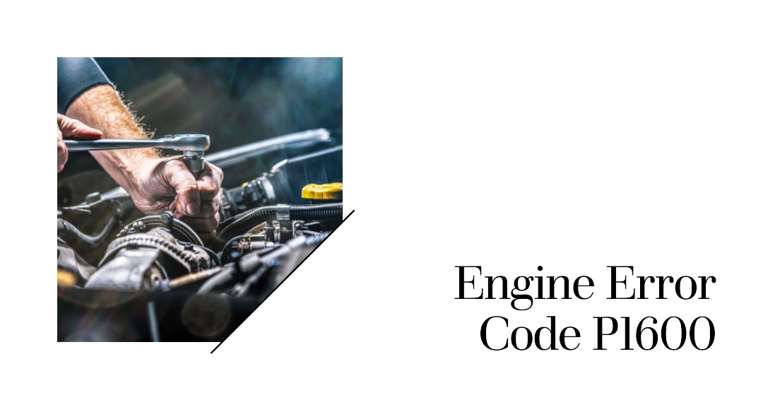 fixing engine error code p1600