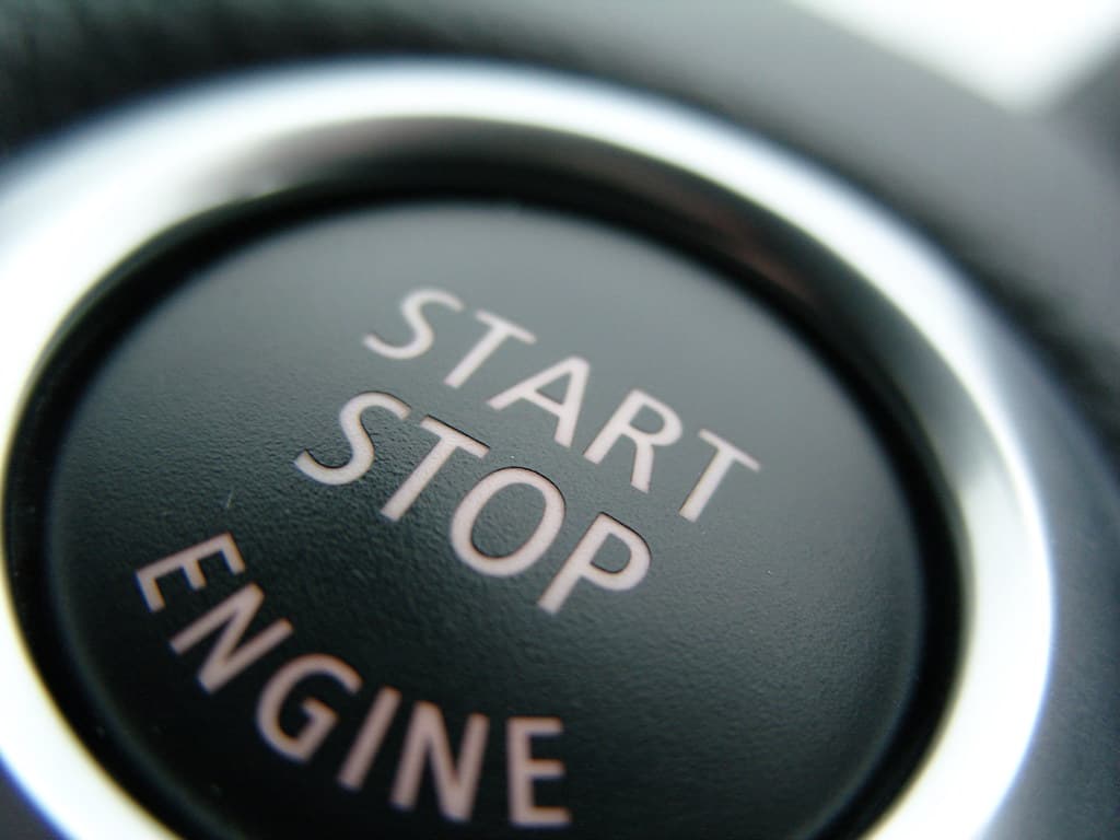 Car engine start button