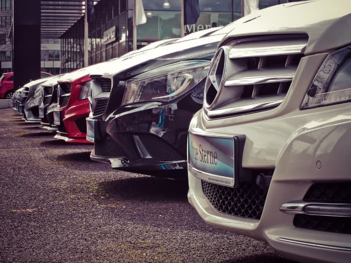 lineup of new cars for sale