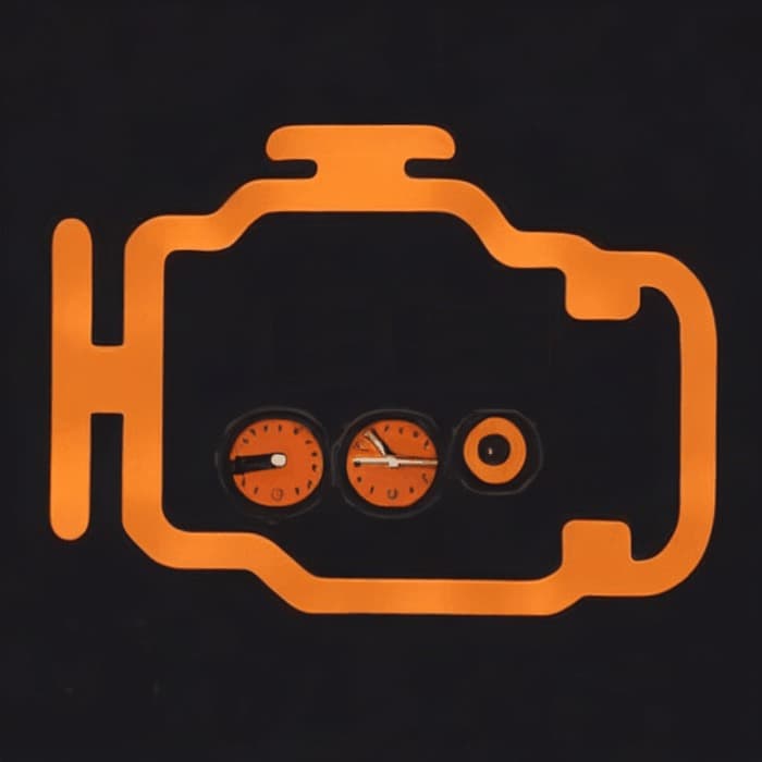 illuminated error code light