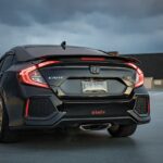 rear shot of newer honda civic si