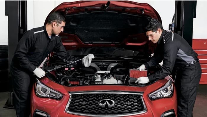 Infiniti car maintenance, car service