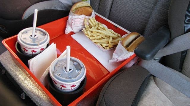 DIY car tray