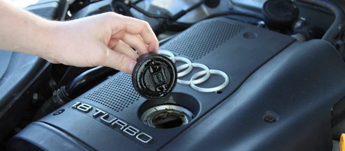 oil change, audi car