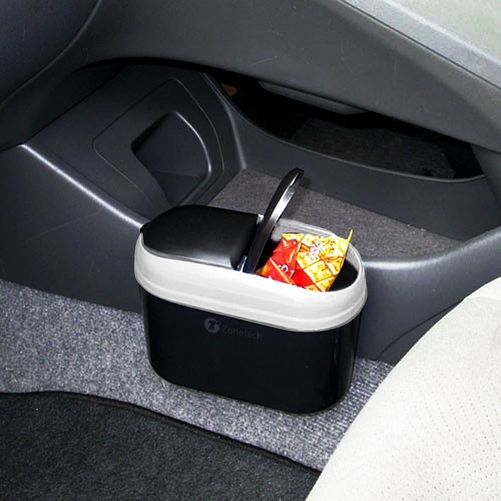 Mini trash can inside the car