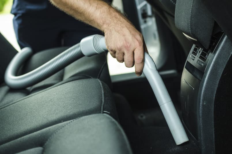 Interior cleaning starts with a good vacuum