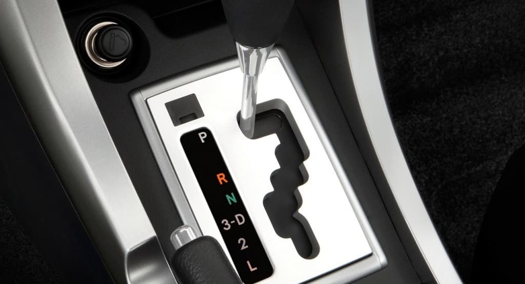 Gear shift of an automatic car