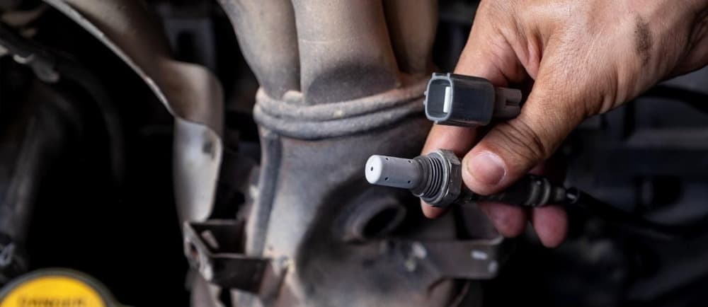 Removed oxygen sensor