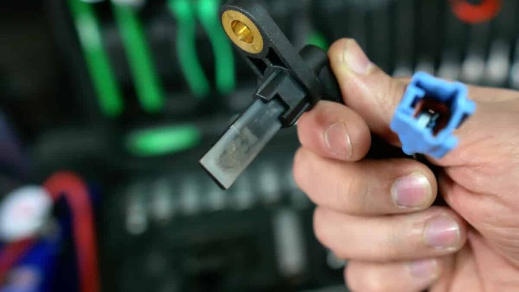 Someone showing a Bad ABS sensor