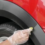 Cleaning the black plastic rim