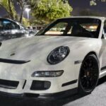 Porsche GT3 in a parking spot