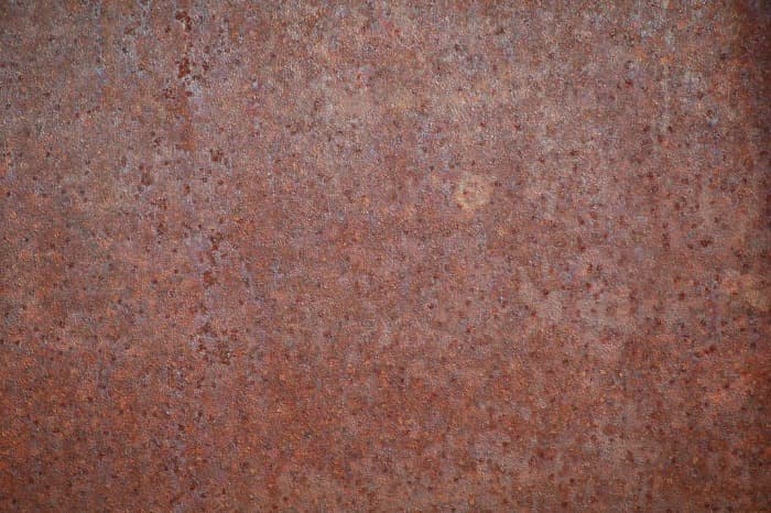 rusted metal