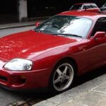 red toyota supra